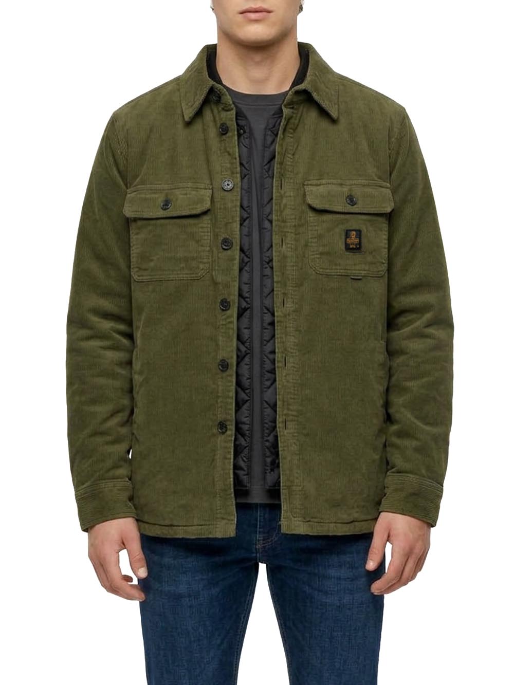 Refrigiwear Camicia Manica Lunga Uomo Mod. C17600 YUNGLE E04380 Verde