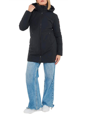 Save The Duck Giubbotto lungo Donna Mod. D40060W RACHEL MATT 10000 Nero