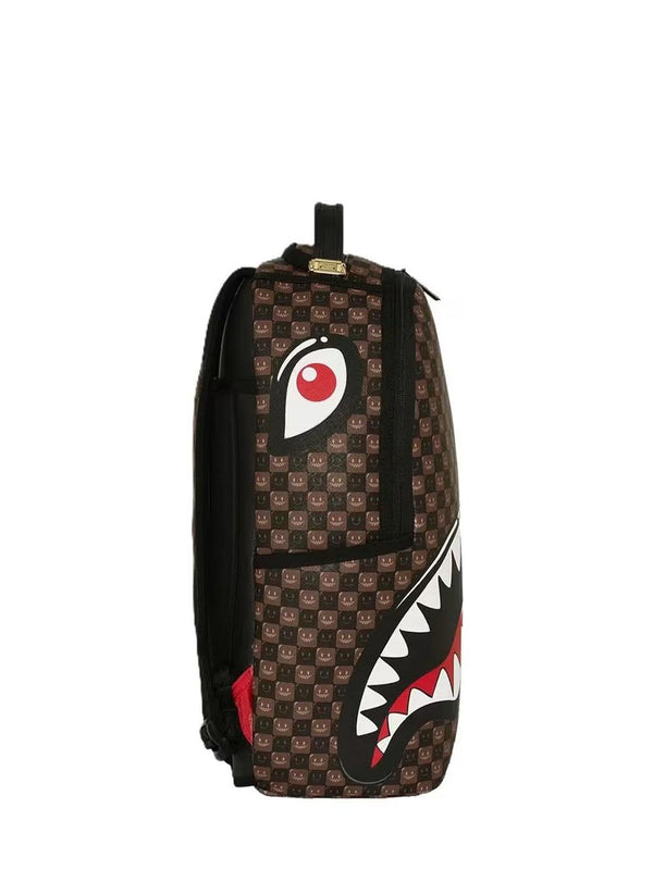 Sprayground Zaino UNISEX Mod. 910B8634NSZ SHARKS IN PARIS WTF MARRONE Marrone