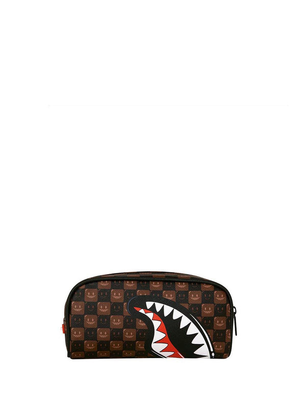 Sprayground Borsa Pochette UNISEX Mod. 910B9303NSZ SHARKS IN PARIS WTF MARRONE Marrone