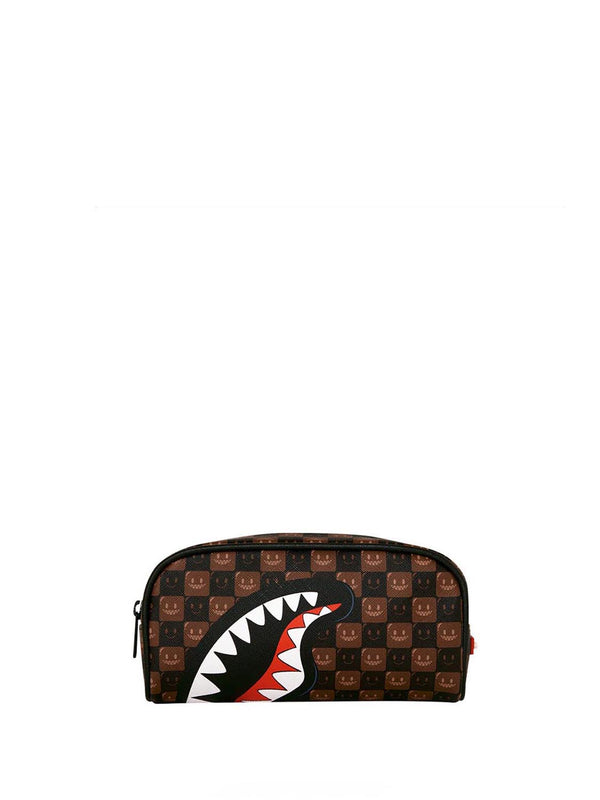 Sprayground Borsa Pochette UNISEX Mod. 910B9303NSZ SHARKS IN PARIS WTF MARRONE Marrone