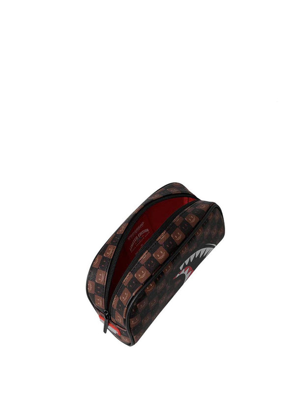 Sprayground Borsa Pochette UNISEX Mod. 910B9303NSZ SHARKS IN PARIS WTF MARRONE Marrone
