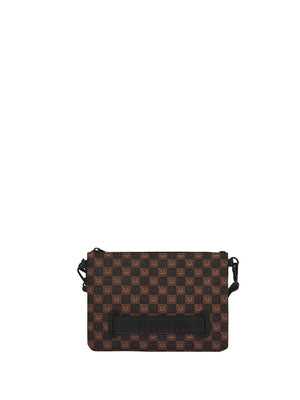 Sprayground Borsa Pochette UNISEX Mod. 910B9307NSZ SHARKS IN PARIS WTF MARRONE Marrone