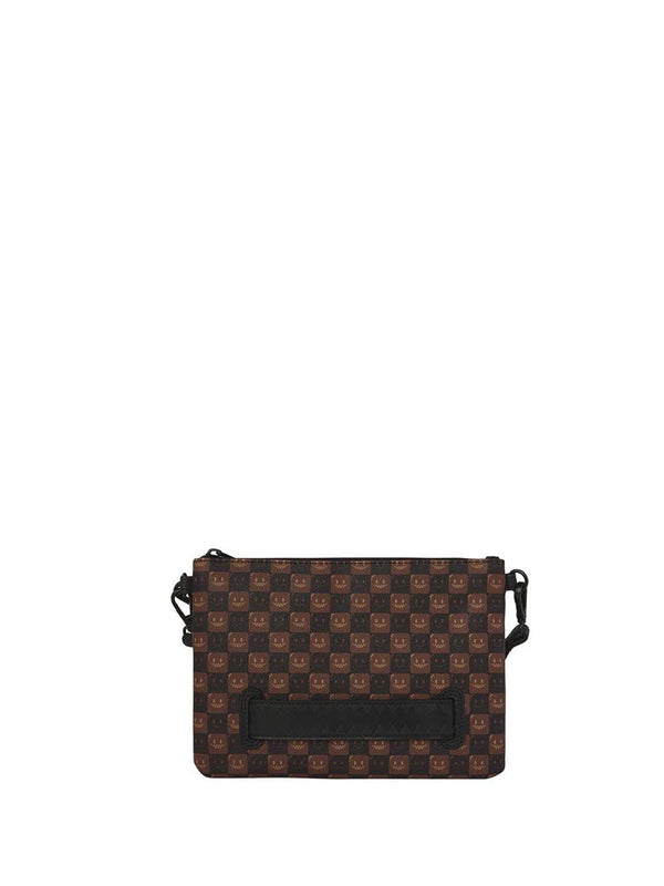 Sprayground Borsa Pochette UNISEX Mod. 910B9307NSZ SHARKS IN PARIS WTF MARRONE Marrone