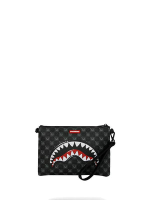 Sprayground Borsa Pochette UNISEX Mod. 910B9318NSZ SHARKS IN PARIS WTF NERO Nero