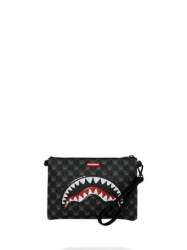 Sprayground Borsa Pochette UNISEX Mod. 910B9318NSZ SHARKS IN PARIS WTF NERO Nero