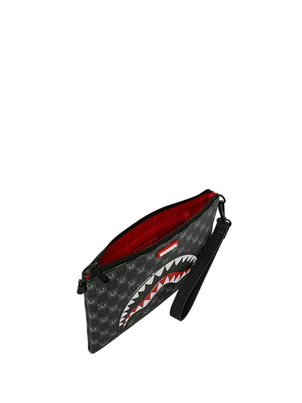 Sprayground Borsa Pochette UNISEX Mod. 910B9318NSZ SHARKS IN PARIS WTF NERO Nero