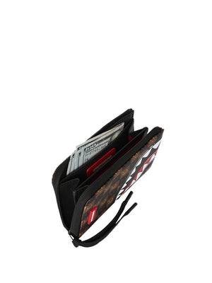 Sprayground Portafogli UNISEX Mod. 910W9302NSZ SHARKS IN PARIS WTF MARRONE Marrone