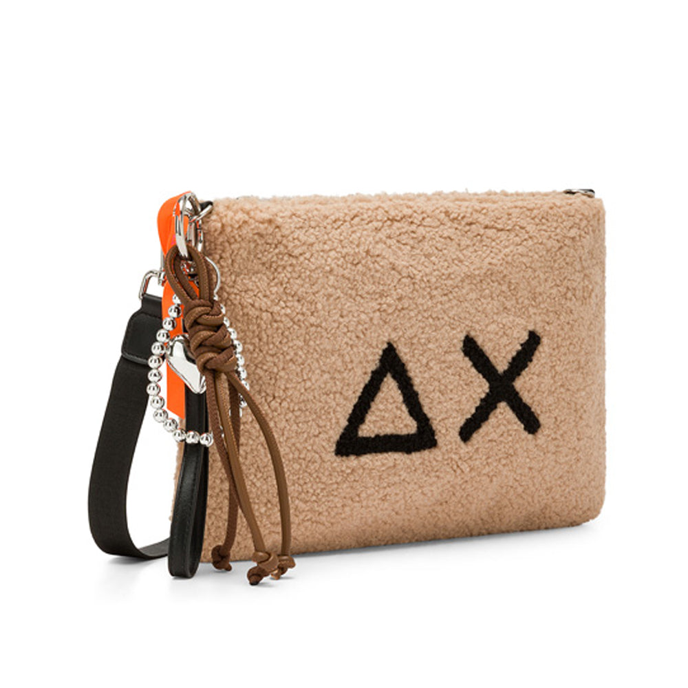 Sun68 Borsa Donna Mod. CPW46207 POCHETTE TEDDY 71 CACAO