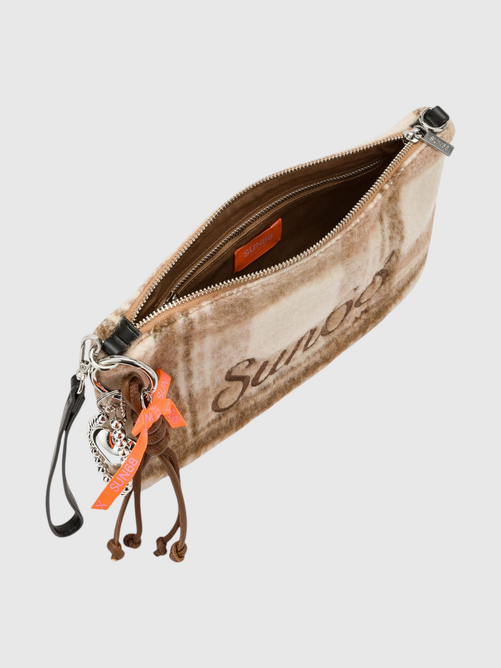 Sun68 Borsa Donna Mod. CPW46211 POCHETTE WOOL 71 CACAO