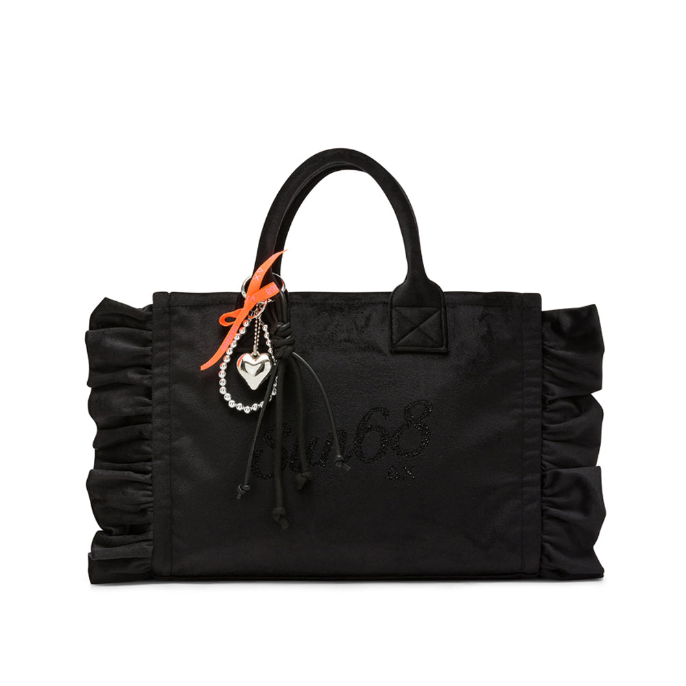 Sun68 Borsa Donna Mod. CPW46217 CALI MIDI ROUCHES 11 Nero