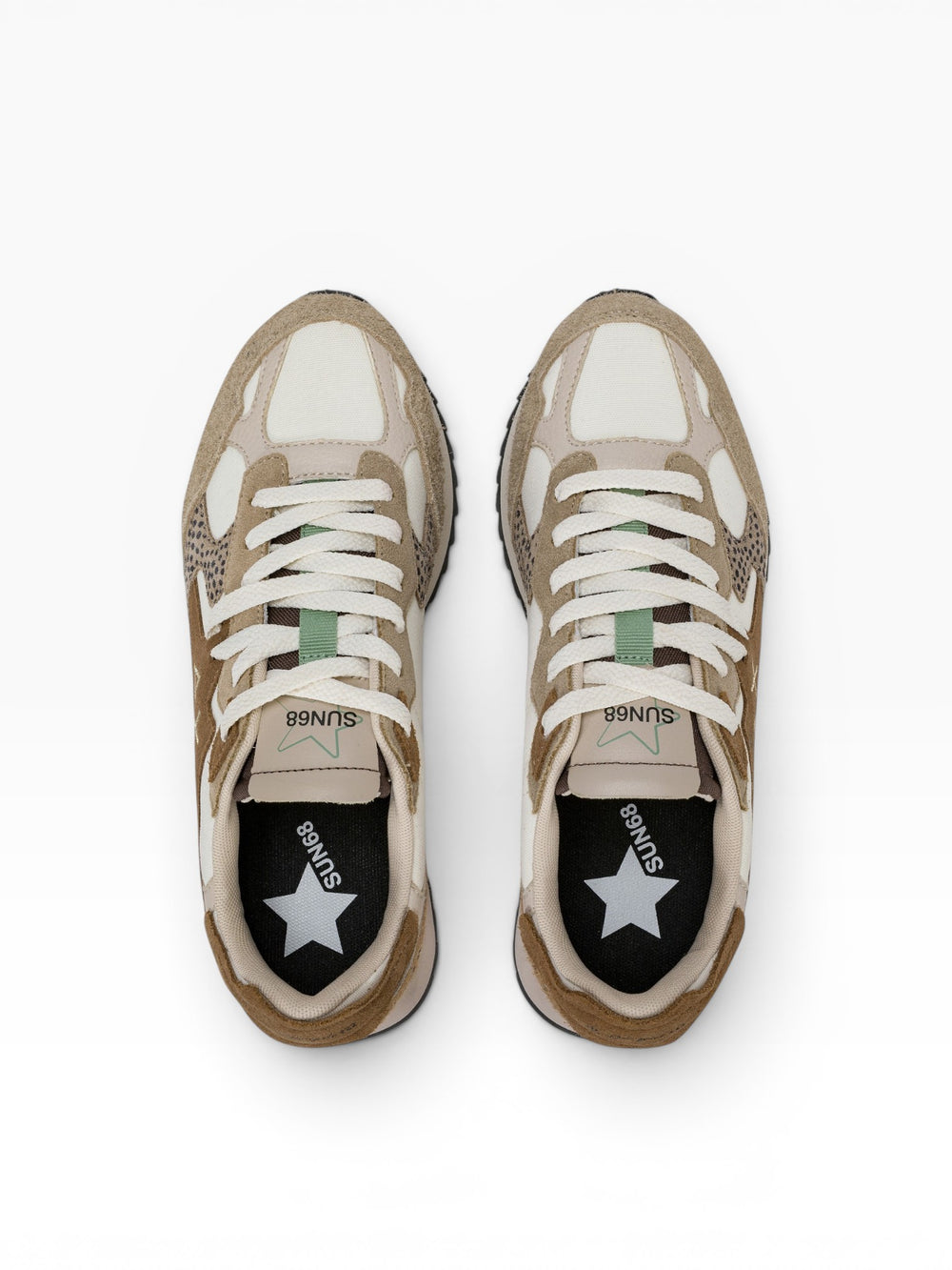 Sun68 Sneakers Donna Mod. CPZ46222 STARGIRL MULTICOLOR 16 Beige