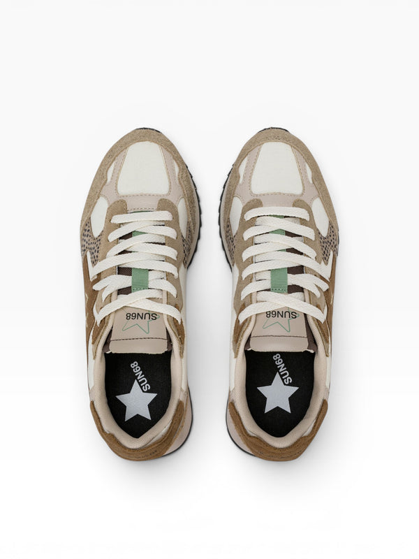 Sun68 Sneakers Donna Mod. CPZ46222 STARGIRL MULTICOLOR 16 Beige