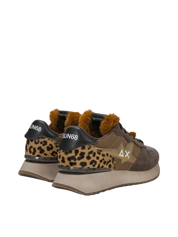 Sun68 Sneakers Donna Mod. CPZ46224 STARGIRL ANIMALIER 08 Moro