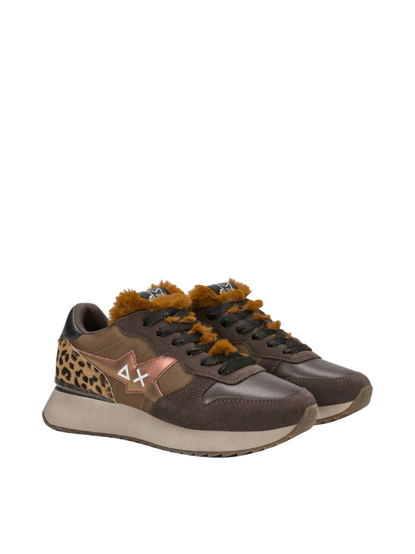 Sun68 Sneakers Donna Mod. CPZ46224 STARGIRL ANIMALIER 08 Moro