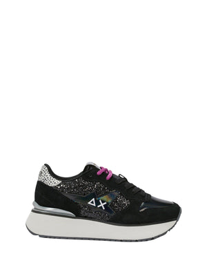 Sun68 Sneakers Donna Mod. CPZ46230 BIG STARGIRL GLITTER 11 Nero