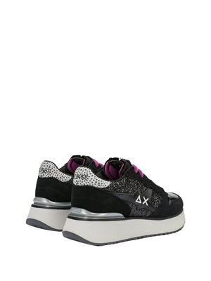 Sun68 Sneakers Donna Mod. CPZ46230 BIG STARGIRL GLITTER 11 Nero