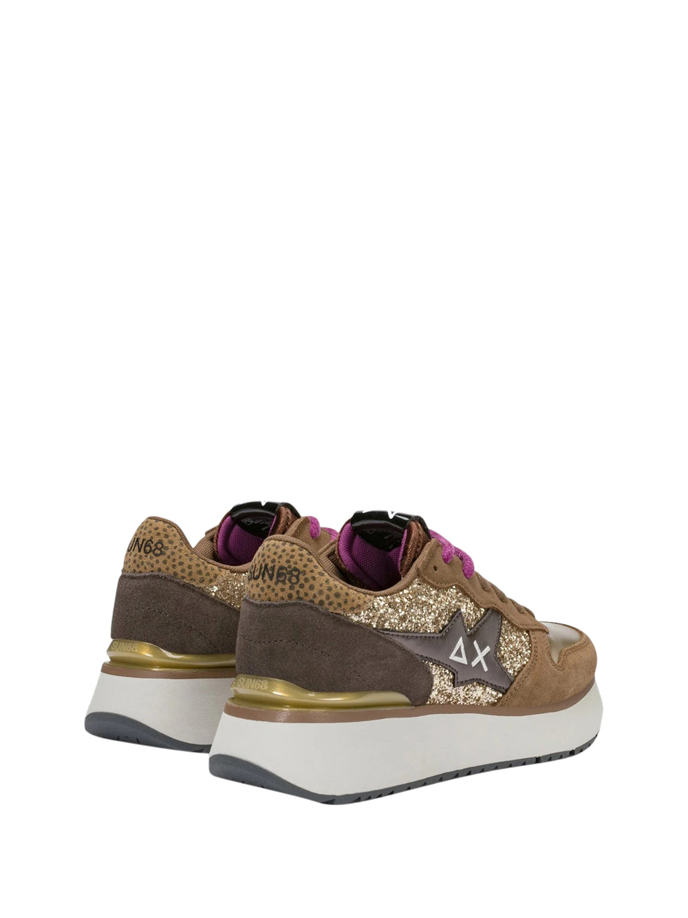 Sun68 Sneakers Donna Mod. CPZ46230 BIG STARGIRL GLITTER 43 Oro