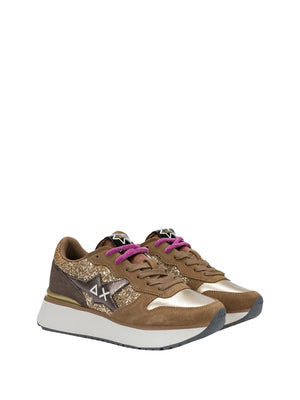 Sun68 Sneakers Donna Mod. CPZ46230 BIG STARGIRL GLITTER 43 Oro