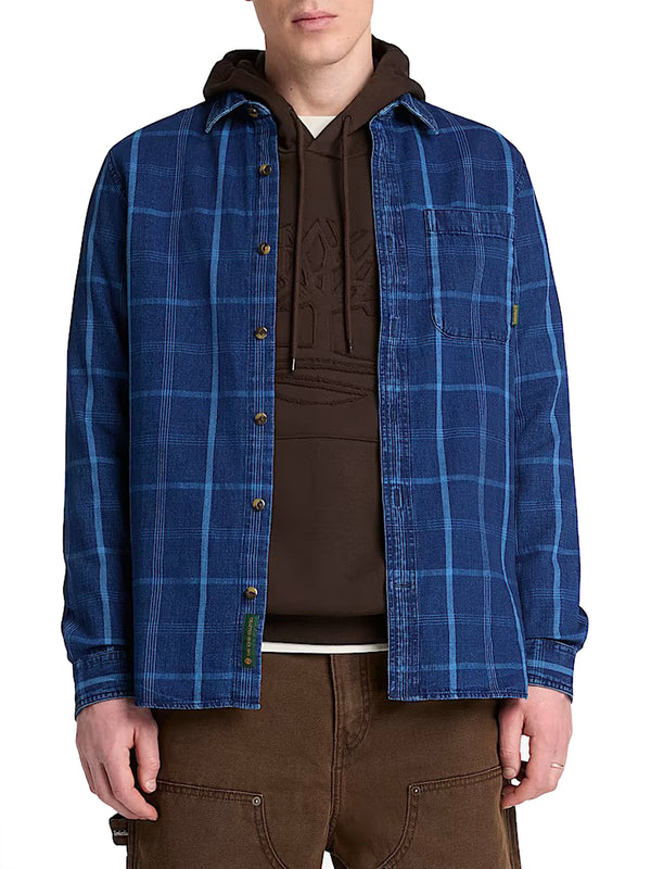Timberland Camicia m/l Uomo Mod. TBC0YH81 AIK1 Blu