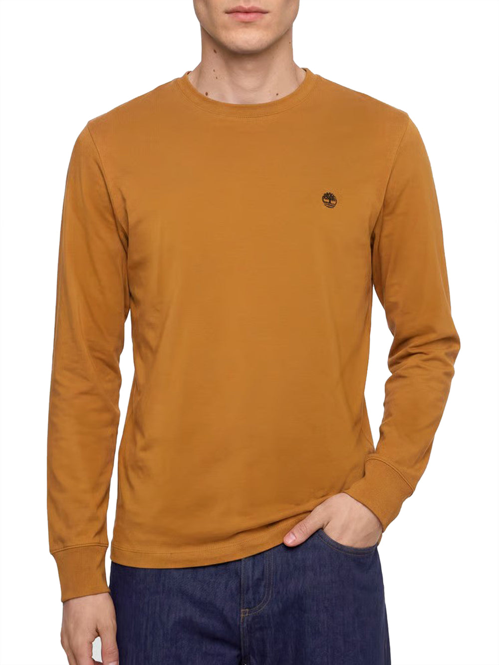 Timberland T-shirt m/l Uomo Mod. TBC0YHBT P471 Ocra