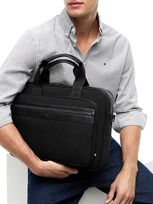 Tommy Hilfiger Borsa UNISEX Mod. AM0AM14445 BDS Nero