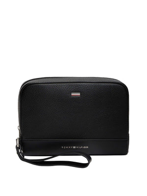 Tommy Hilfiger Pouchette Uomo Mod. AM0AM14484 BDS Nero