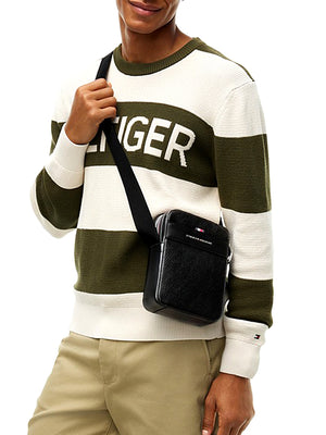 Tommy Hilfiger Borsa a Tracolla Uomo Mod. AM0AM14698 BDS Nero