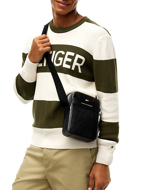 Tommy Hilfiger Borsa a Tracolla Uomo Mod. AM0AM14698 BDS Nero
