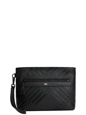 Tommy Hilfiger Borsa Pochette Uomo Mod. AM0AM14761 BDS Nero