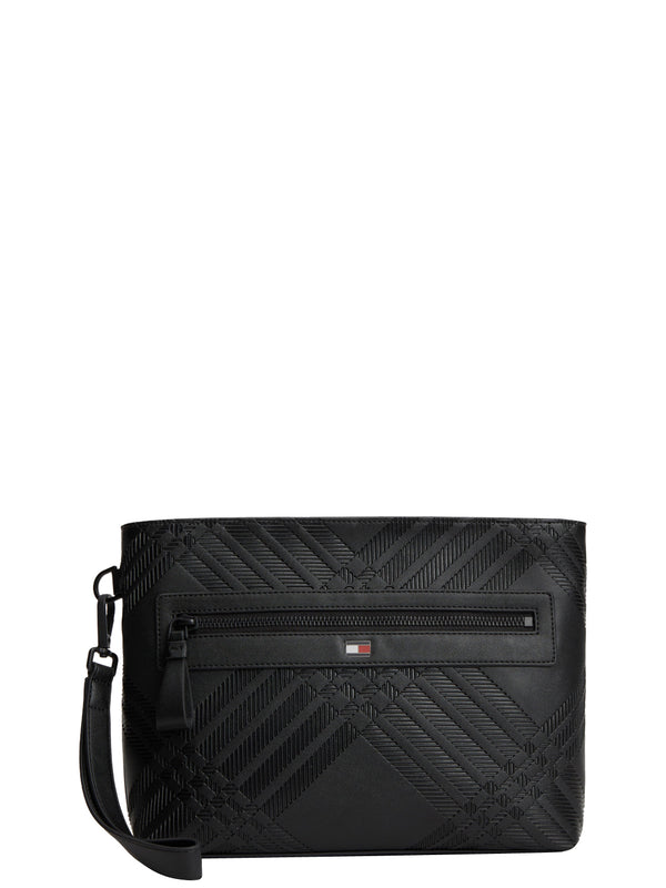 Tommy Hilfiger Borsa Pochette Uomo Mod. AM0AM14761 BDS Nero