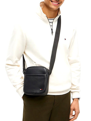 Tommy Hilfiger Borsa a Tracolla Uomo Mod. AM0AM14845 BDS Nero