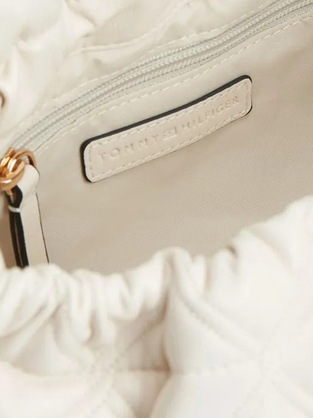 Tommy Hilfiger Borsa Donna Mod. AW0AW18717 AEO Panna