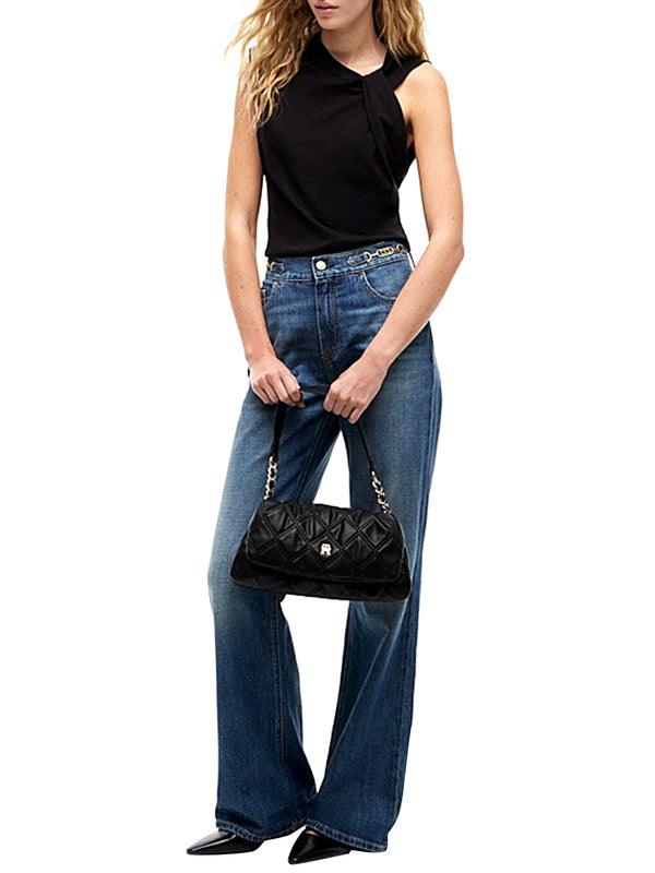 Tommy Hilfiger Borsa Donna Mod. AW0AW18717 BDS Nero