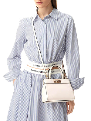 Tommy Hilfiger Borsa Donna Mod. AW0AW18726 AEO Panna