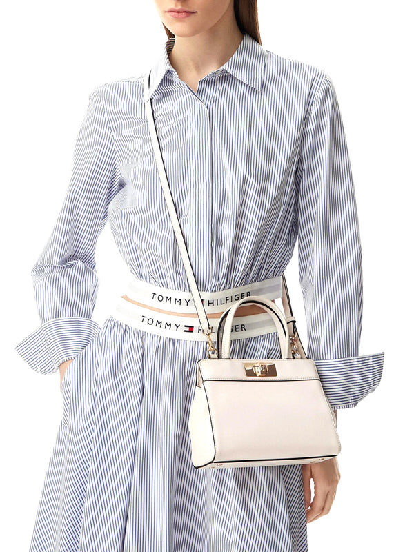 Tommy Hilfiger Borsa Donna Mod. AW0AW18726 AEO Panna