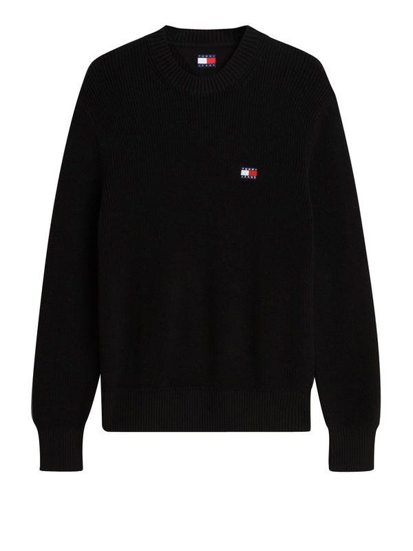 Tommy Hilfiger Maglione Girocollo Uomo Mod. DM0DM20923 0GK BLACK