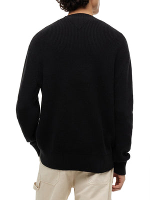 Tommy Hilfiger Maglione Girocollo Uomo Mod. DM0DM20923 0GK BLACK