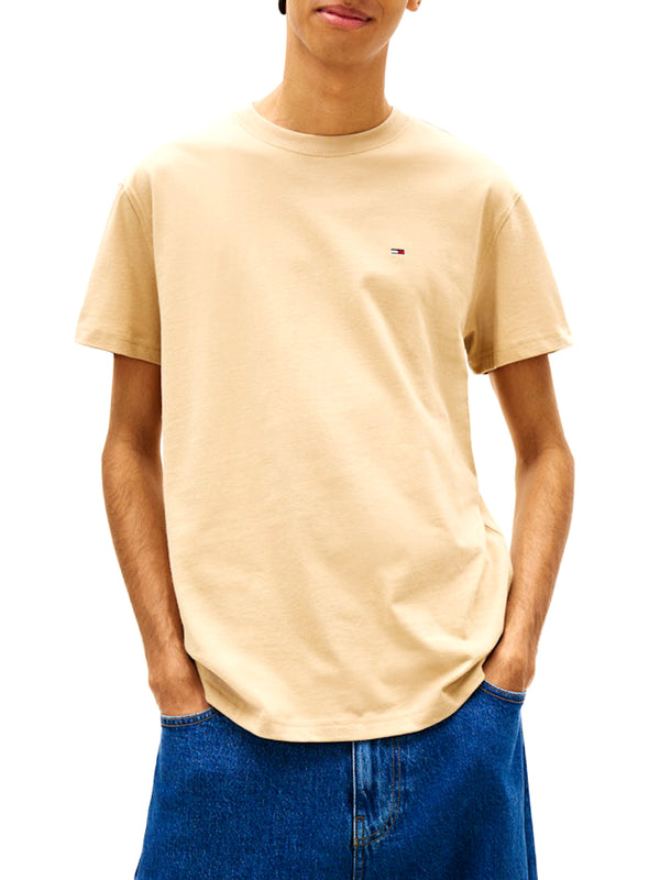 Tommy Hilfiger T-shirt Uomo Mod. DM0DM22504 AB9 Beige
