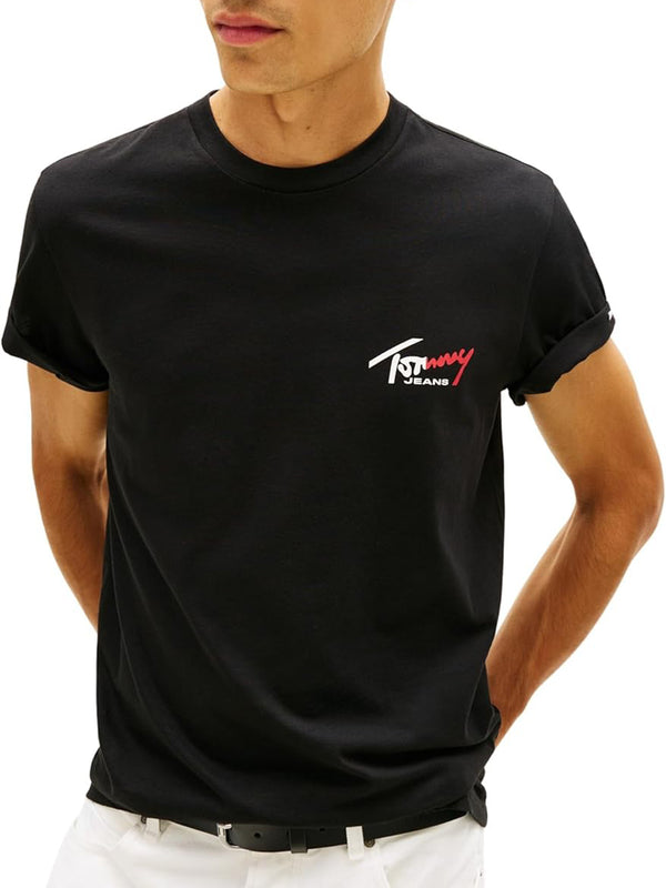 Tommy Hilfiger T-shirt Uomo Mod. DM0DM22538 BDS Nero