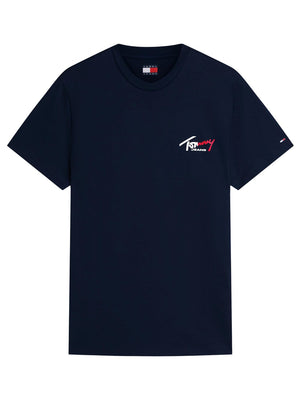 Tommy Hilfiger T-shirt Uomo Mod. DM0DM22538 C1G Blu