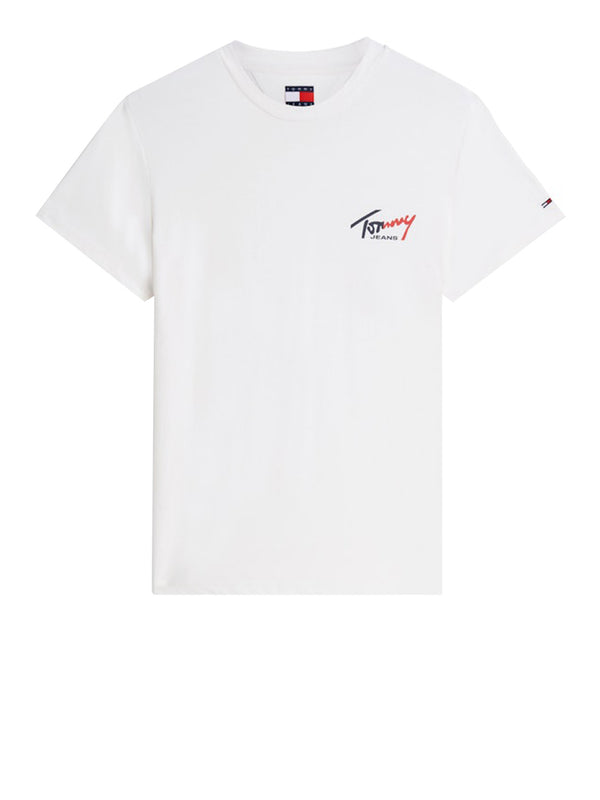 Tommy Hilfiger T-shirt Uomo Mod. DM0DM22538 YBH Bianco