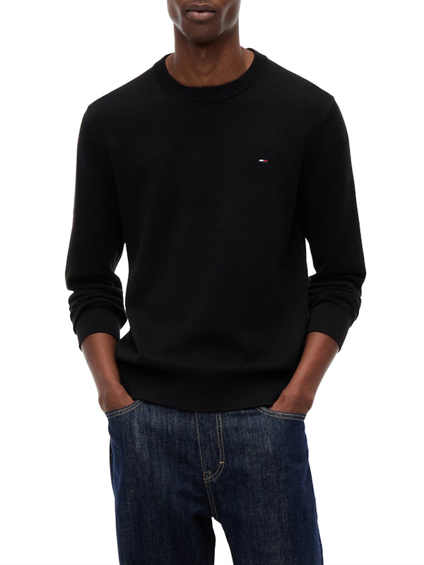 Tommy Hilfiger Maglione Girocollo Uomo Mod. DM0DM22853 BDS BLACK