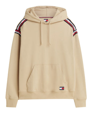 Tommy Hilfiger Felpa cappuccio Uomo Mod. DM0DM23155 AB9 Beige