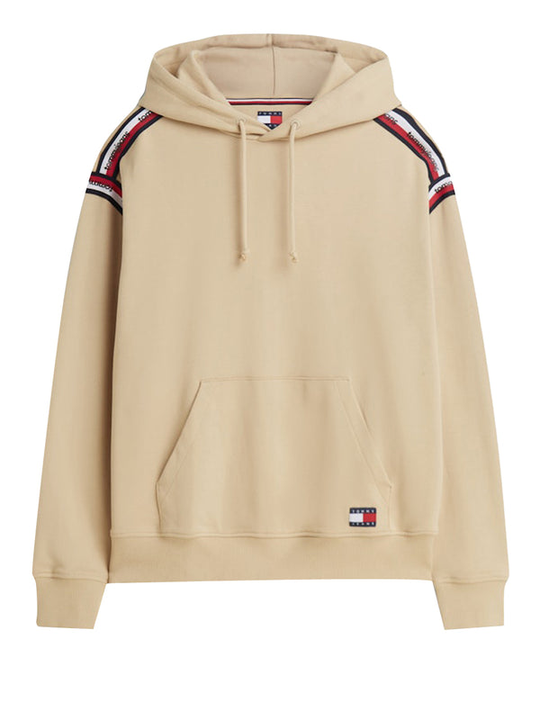 Tommy Hilfiger Felpa cappuccio Uomo Mod. DM0DM23155 AB9 Beige