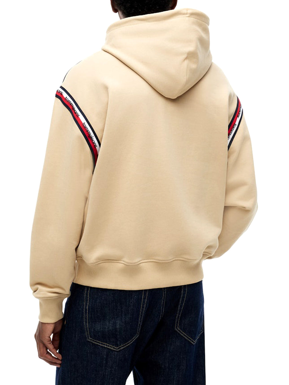 Tommy Hilfiger Felpa cappuccio Uomo Mod. DM0DM23155 AB9 Beige