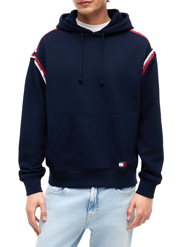Tommy Hilfiger Felpa cappuccio Uomo Mod. DM0DM23155 C1G NAVY