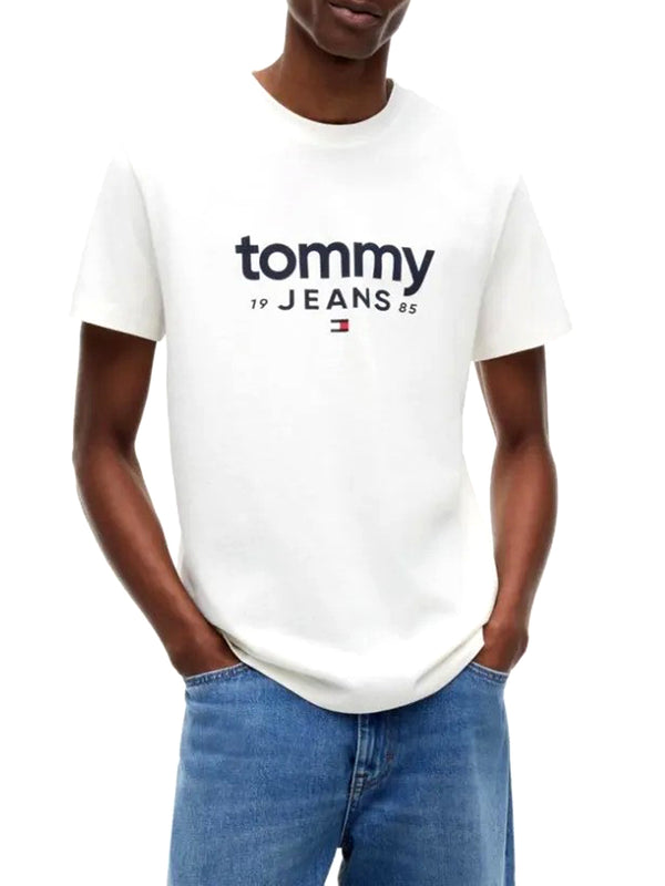 Tommy Hilfiger T-shirt Uomo Mod. DM0DM23376 YBL Bianco
