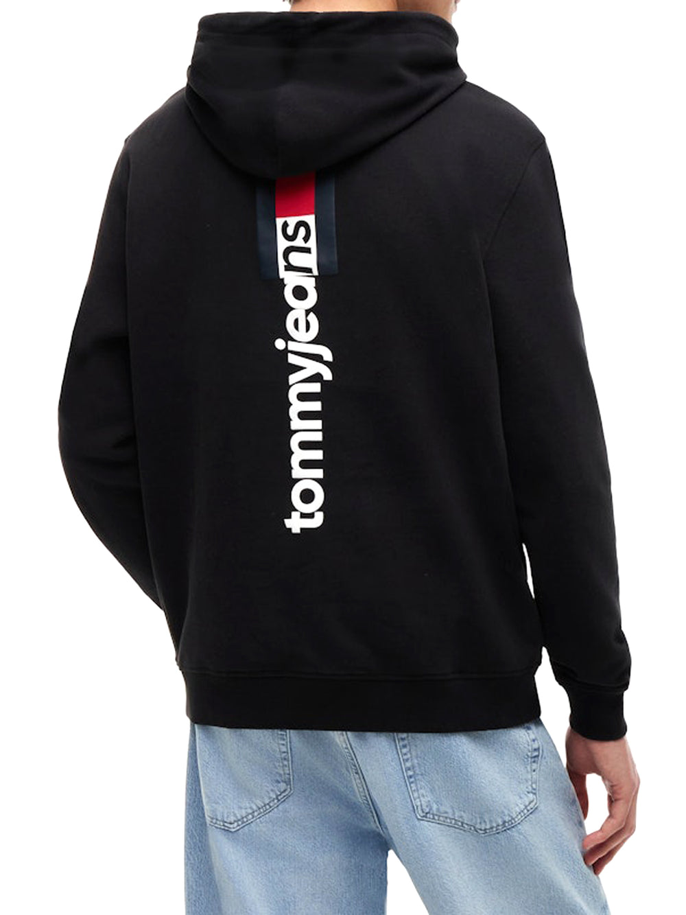 Tommy Hilfiger Felpa cappuccio Uomo Mod. DM0DM23393 BDS Nero