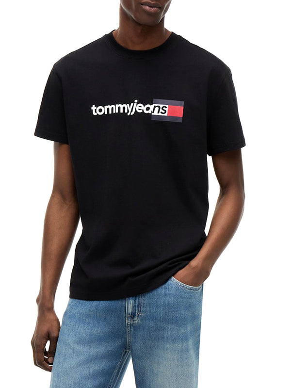 Tommy Hilfiger T-shirt Uomo Mod. DM0DM23406 BDS BLACK
